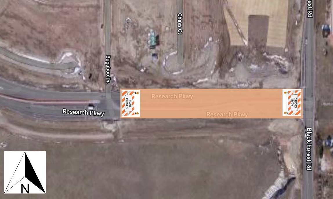 Research Parkway Closure