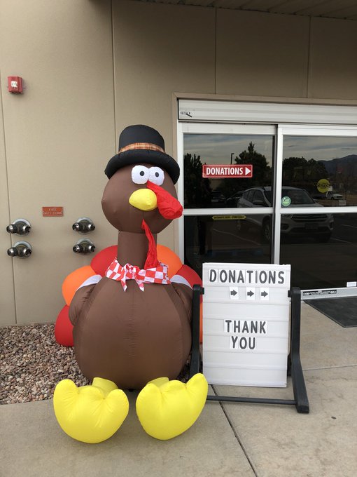 Care and Share Food Bank collecting turkeys for "Take a Turkey to Work Day"