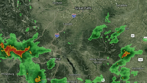 Radar image - July 2, 2022, at 7:30 p.m.