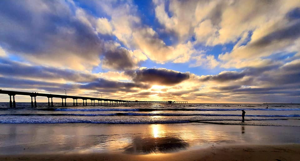 Clouds at sunset