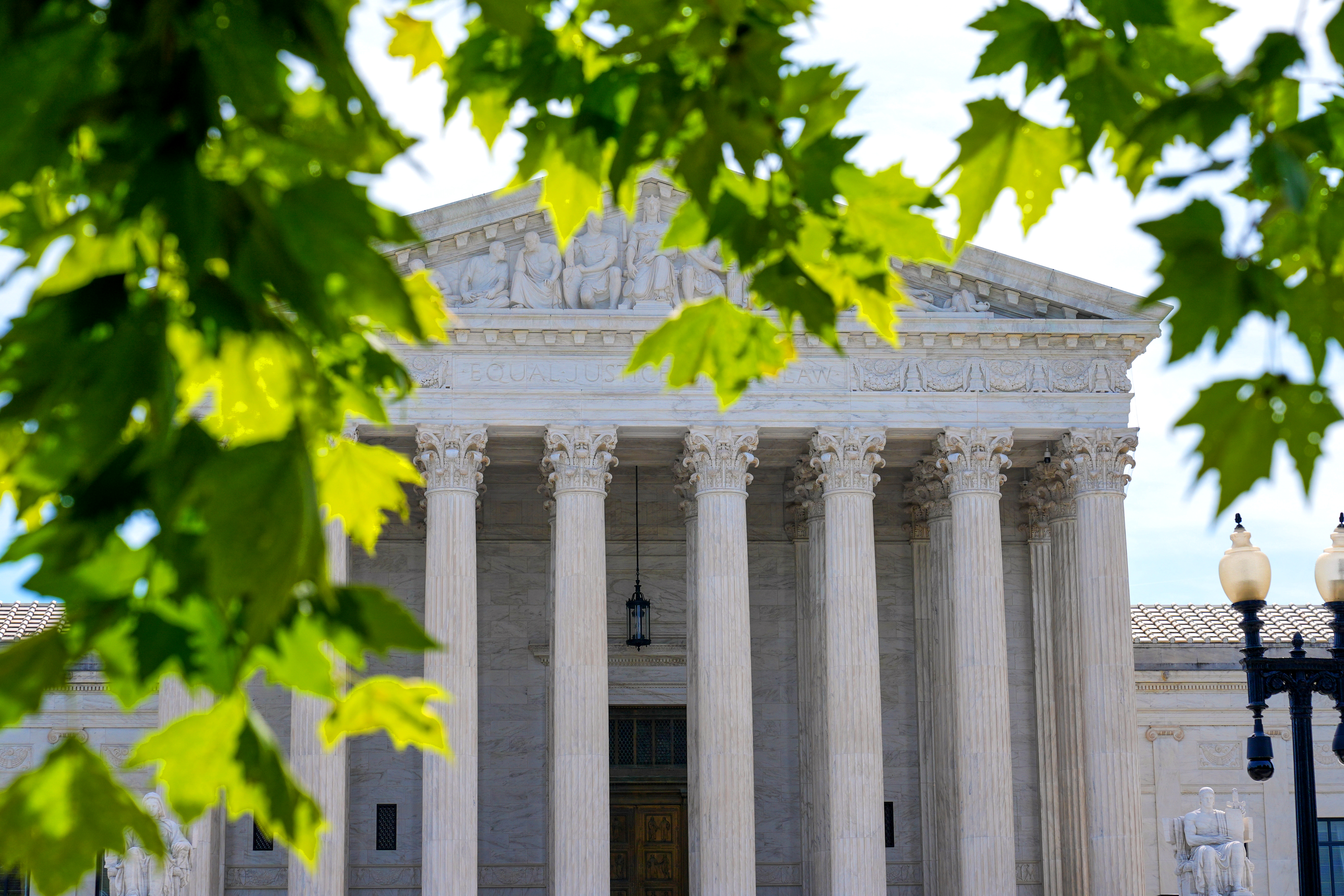 The U.S. Supreme Court is seen, June 5, 2026, in Washington.