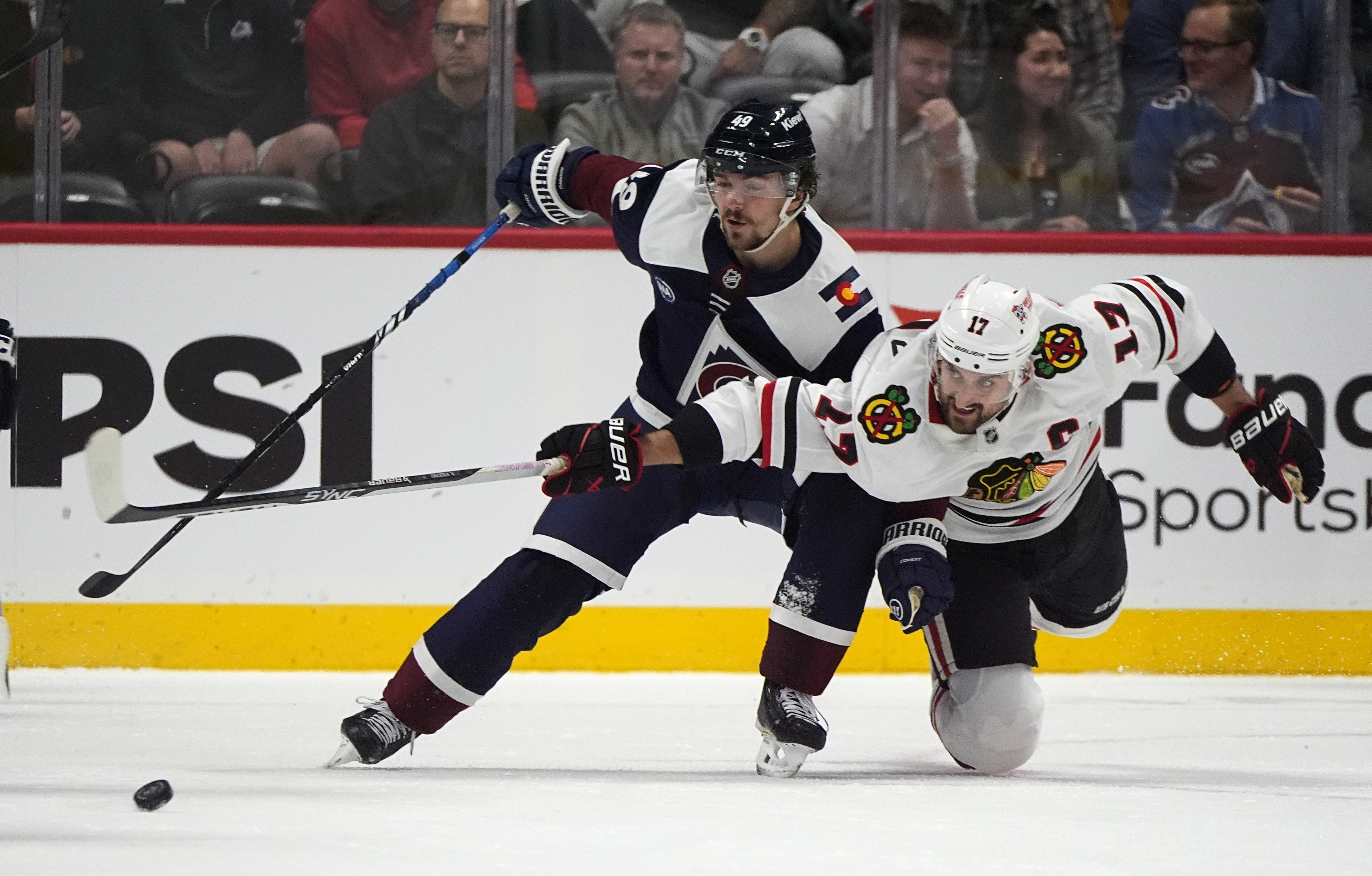 Blackhawks Avalanche Hockey