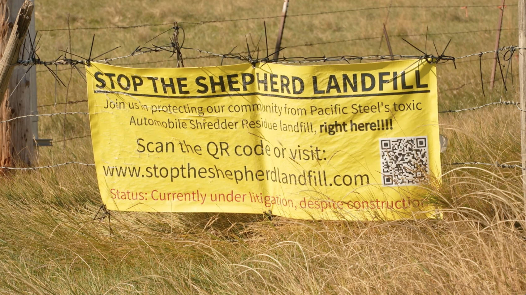 Pacific Steel & Recycling Shepherd landfill 