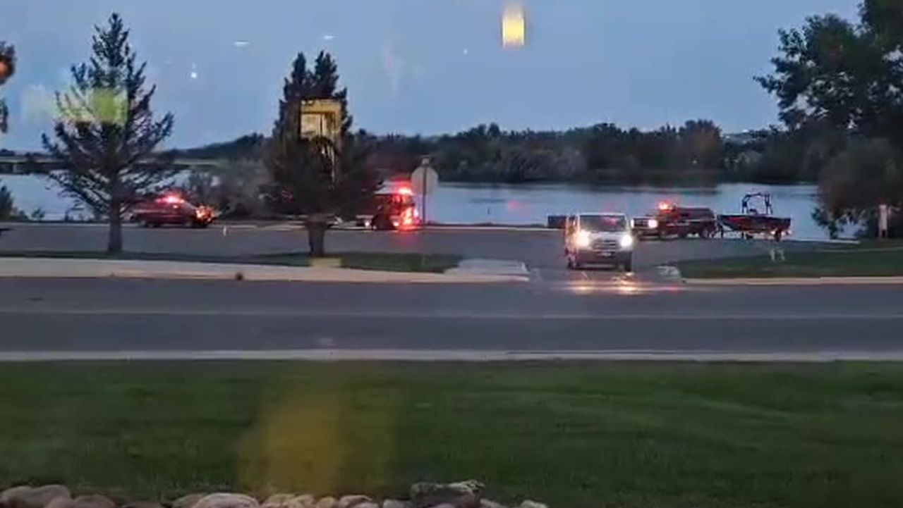 Emergency response to man in river in Great Falls - August 6, 2025