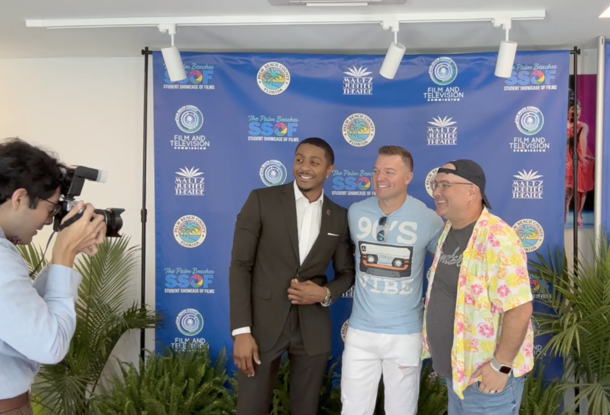Jay Cashmere, Theo Dorsey and T.A. Walker Palm Beaches Student Showcase of Films on April 23, 2023.png
