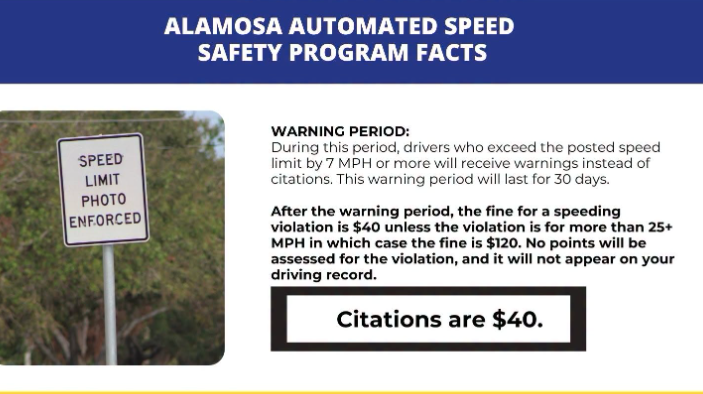 Alamosa Speed Cams