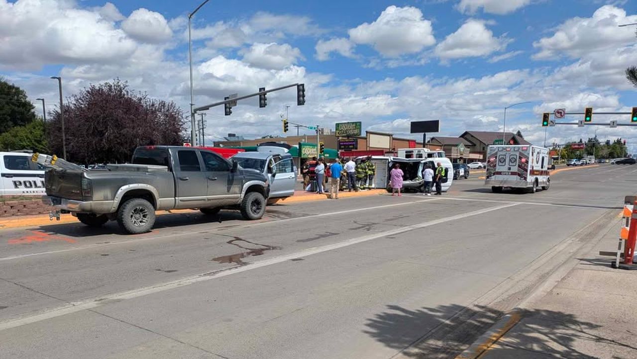 Collision along 10th Avenue South in Great Falls (August 11, 2025)