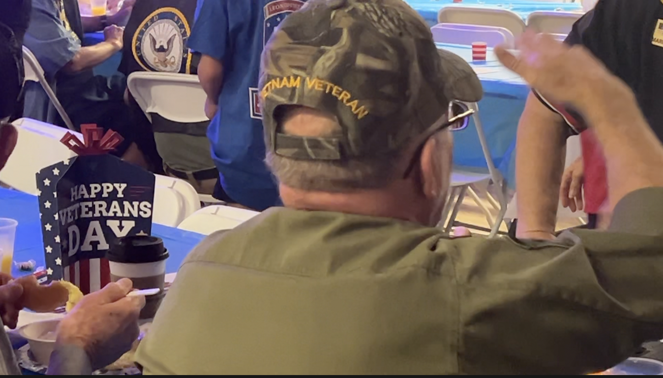Around 500 people gathered at The American Legion Post 13 