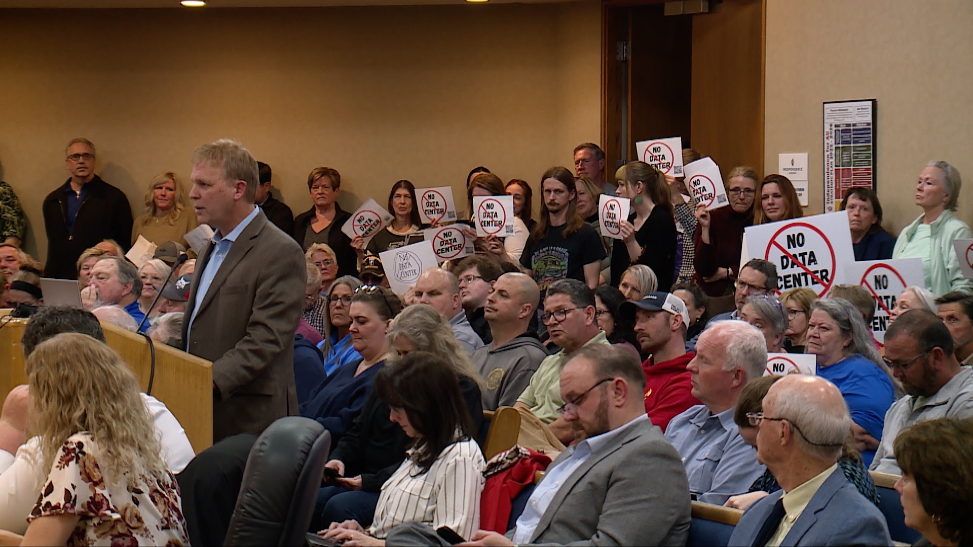 Independence data center hearing