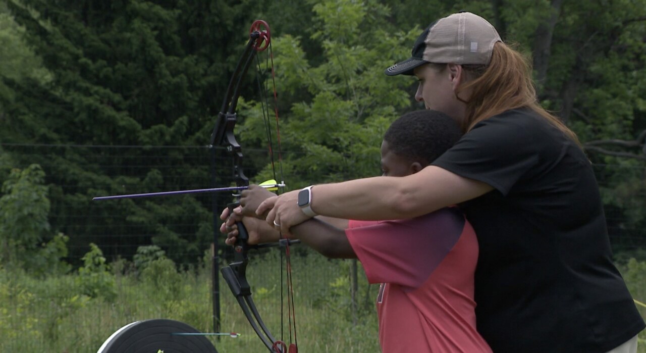 Children experience new activities at the Cleveland MetroParks through its Youth Outdoors program