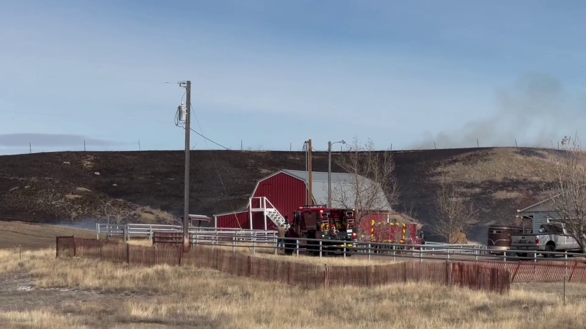 Crews tackle wildland fire north of Great Falls