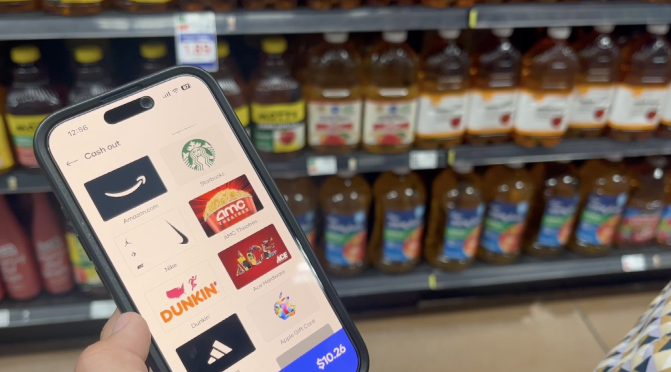 Upside App groceries
