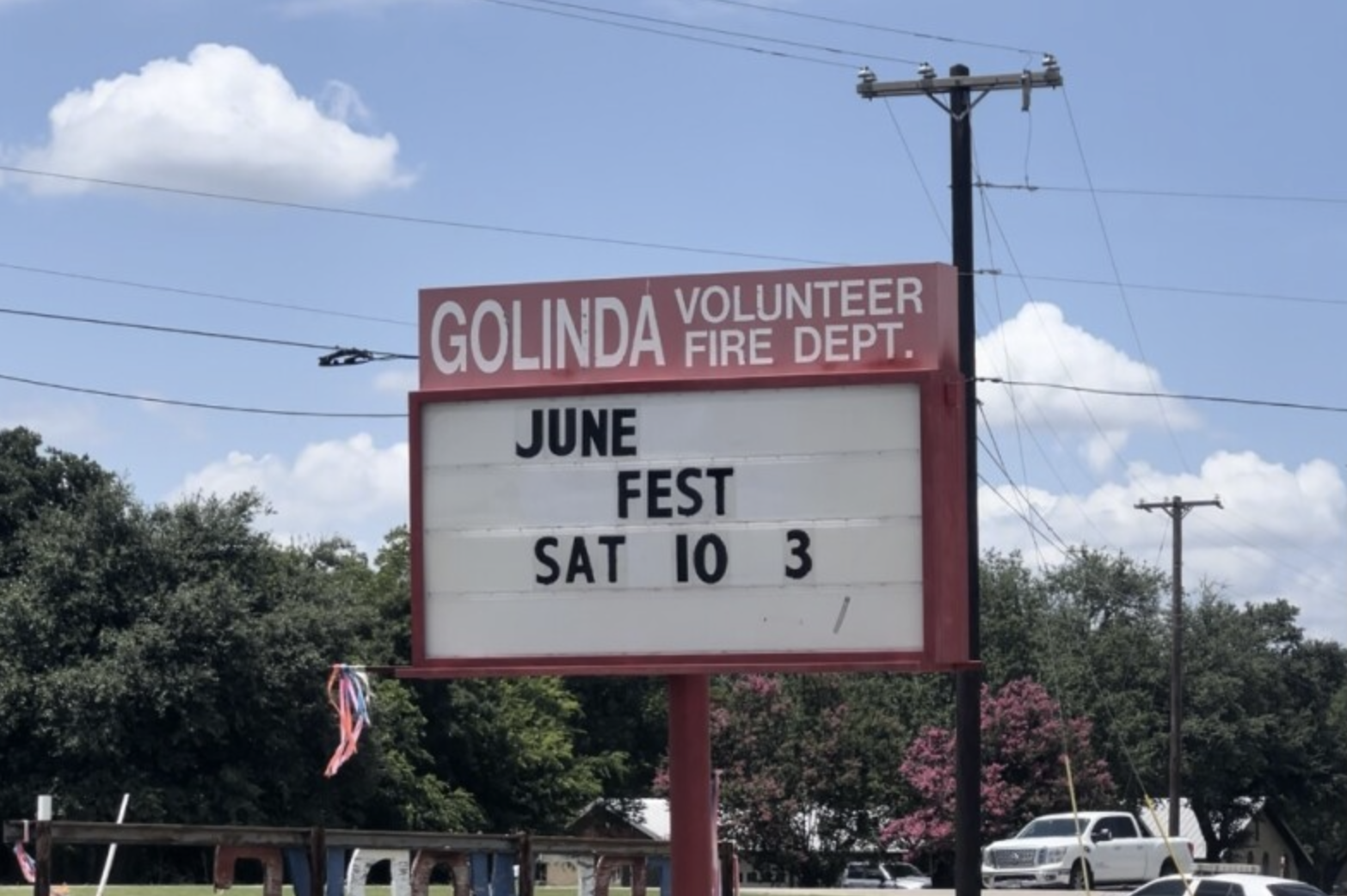 June Fest in the Park to raise money for Golinda's City Park