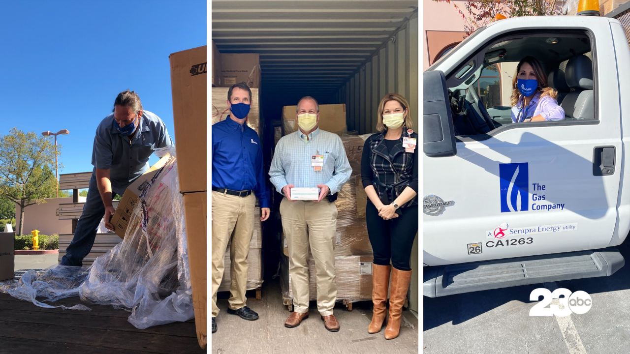 SoCalGas Mask Donation, Bakersfield 