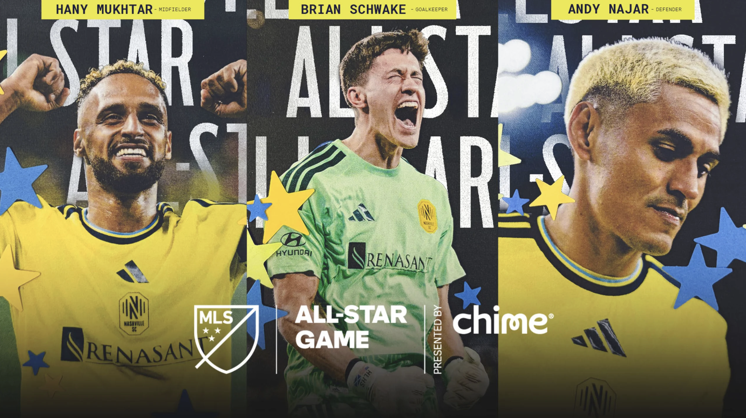 Nashville SC leads MLS with three players named 2026 All-Stars