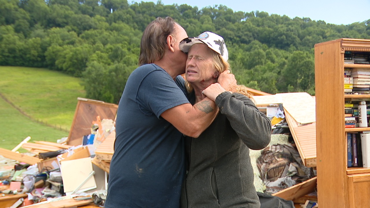 aurora damage couple happy to be alive