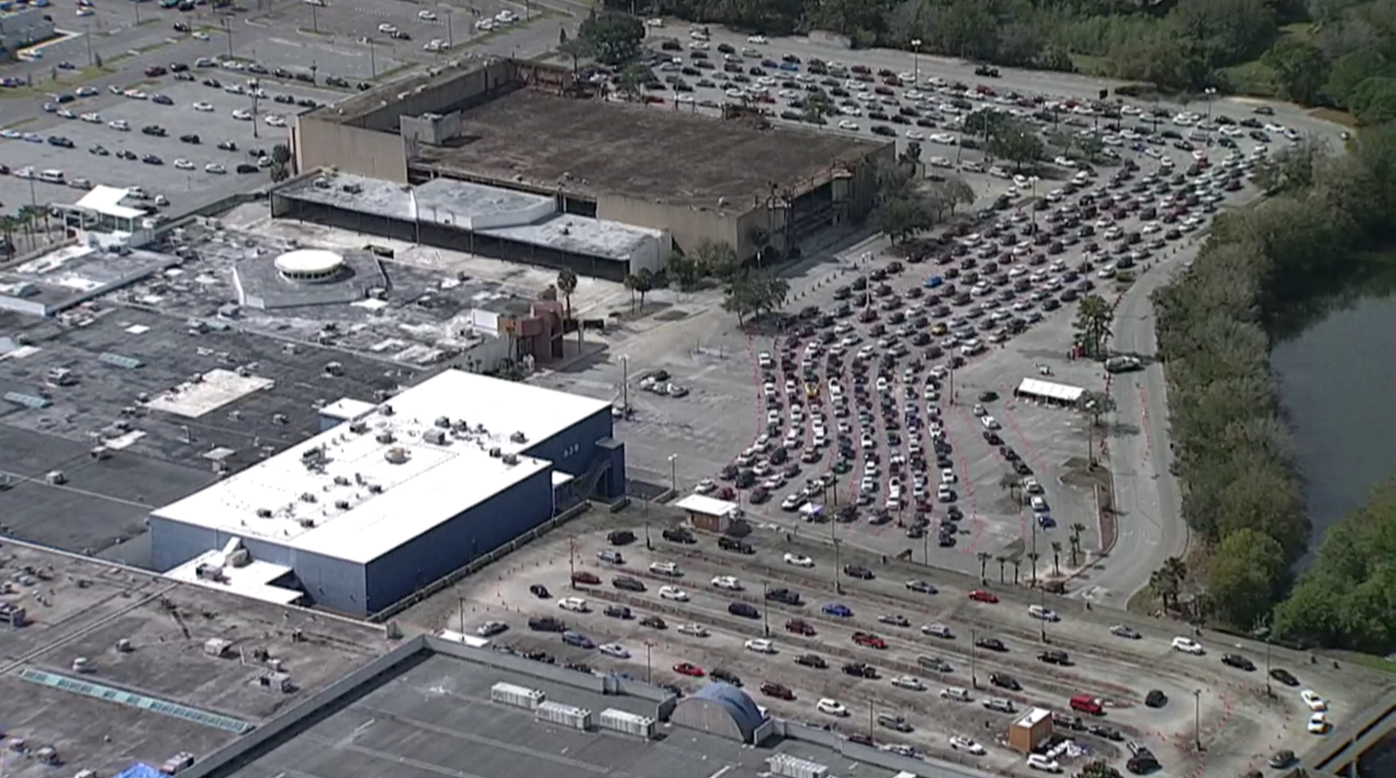 Cars in line
