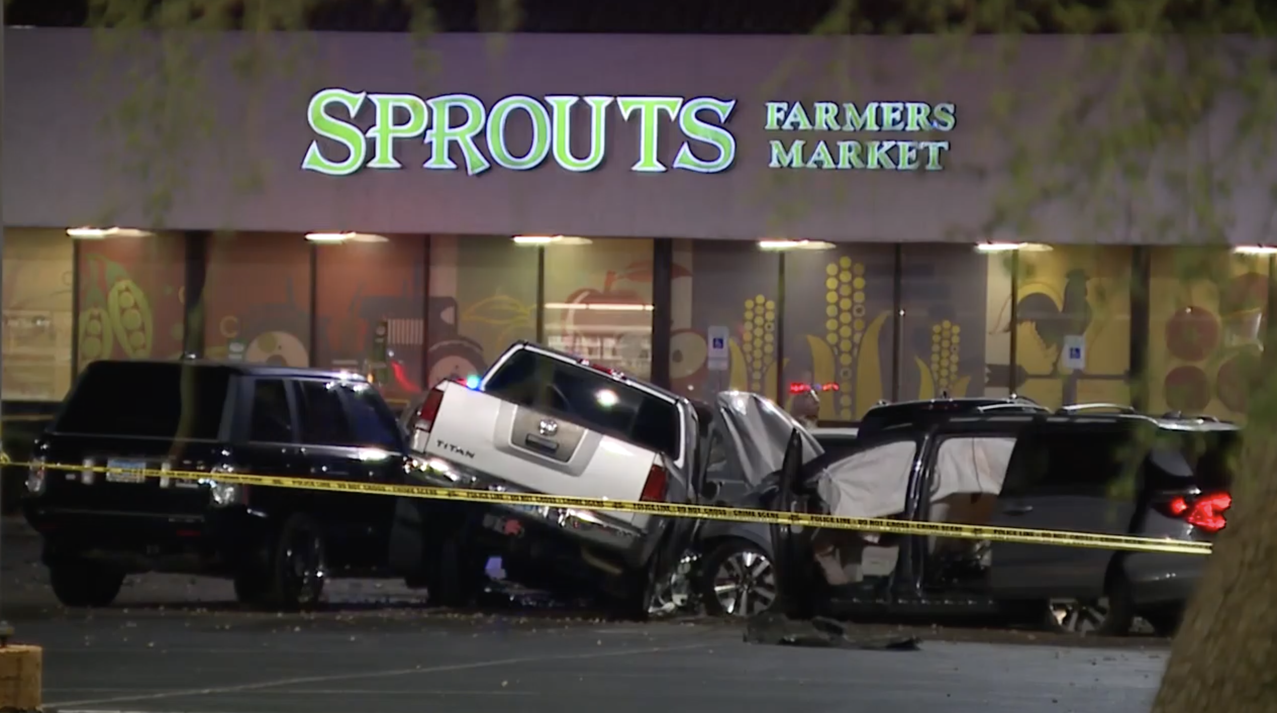 Driver experiencing medical episode collides with unoccupied vehicles 