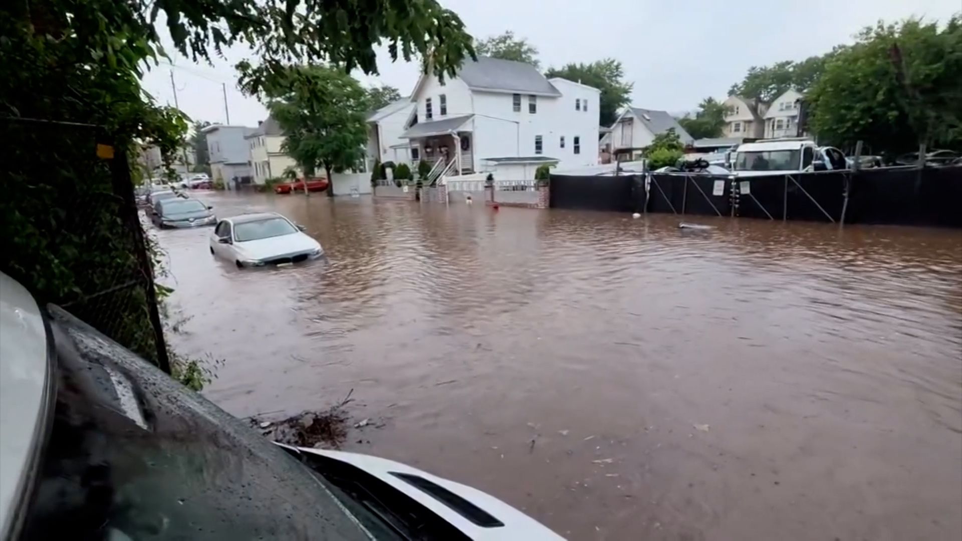 A serious flash flood threat is shifting into New England.