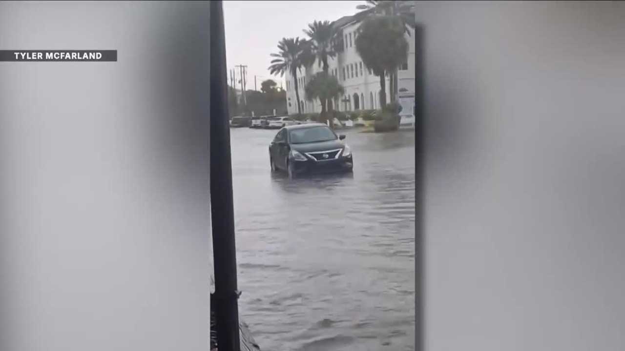 Flooding on Ocean Drive