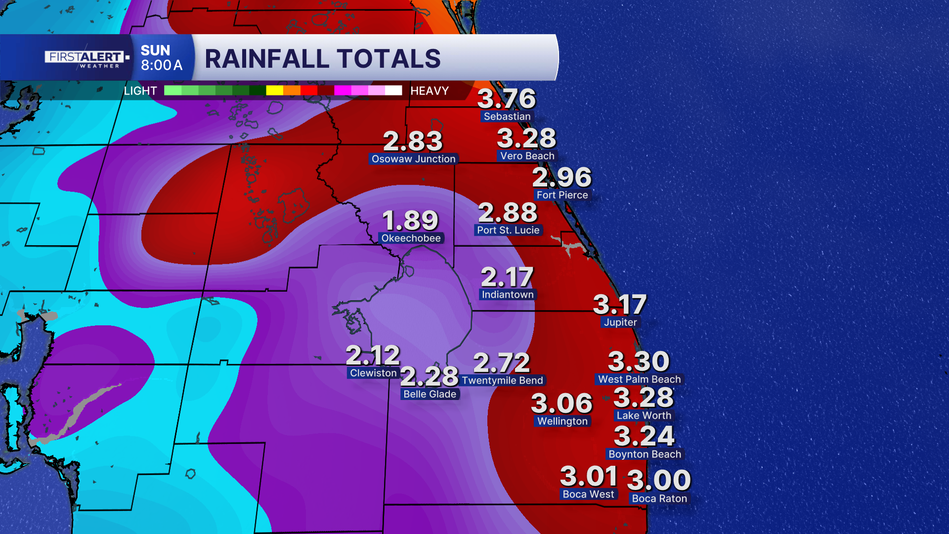 RAIN TOTALS APRIL 7, 2026