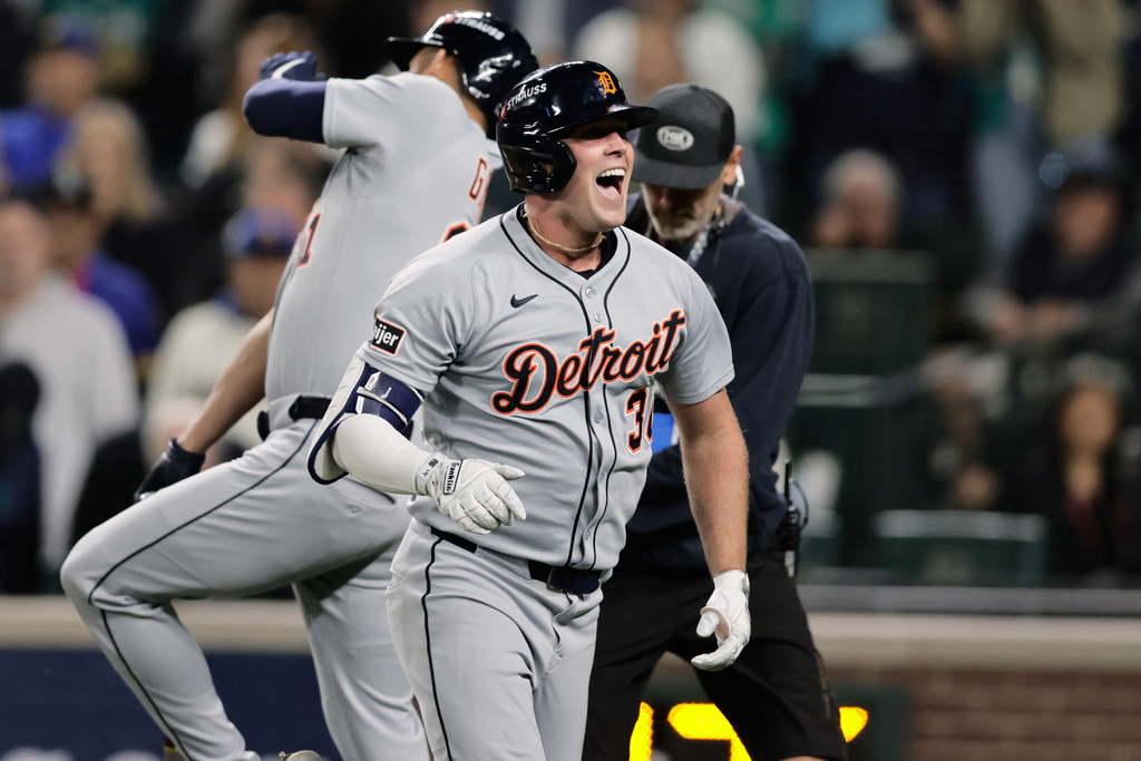 ALDS Tigers Mariners Baseball