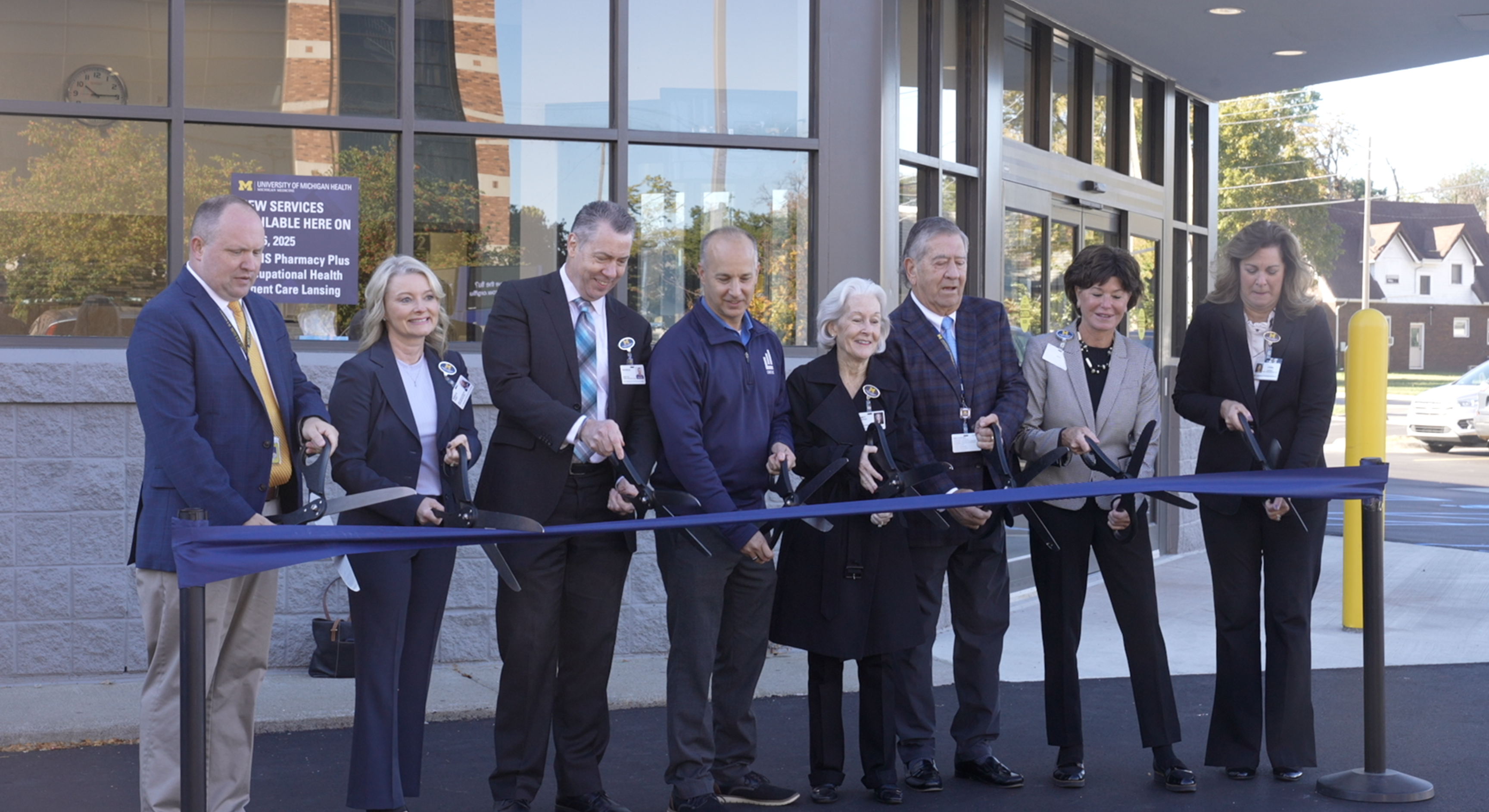 UM Health Sparrow pharmacy ribbon cutting