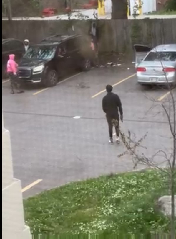 Cell phone video from deadly off duty police shooting