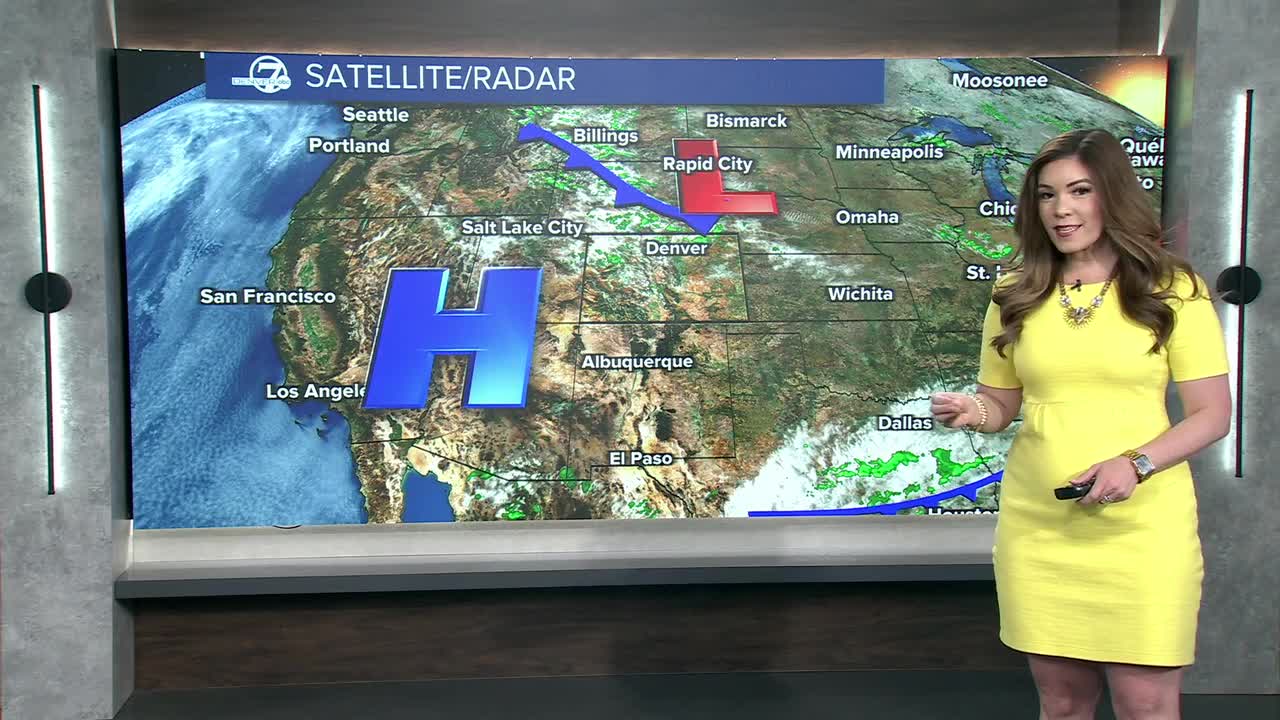 High Pressure Brings Warmer Weather to Colorado