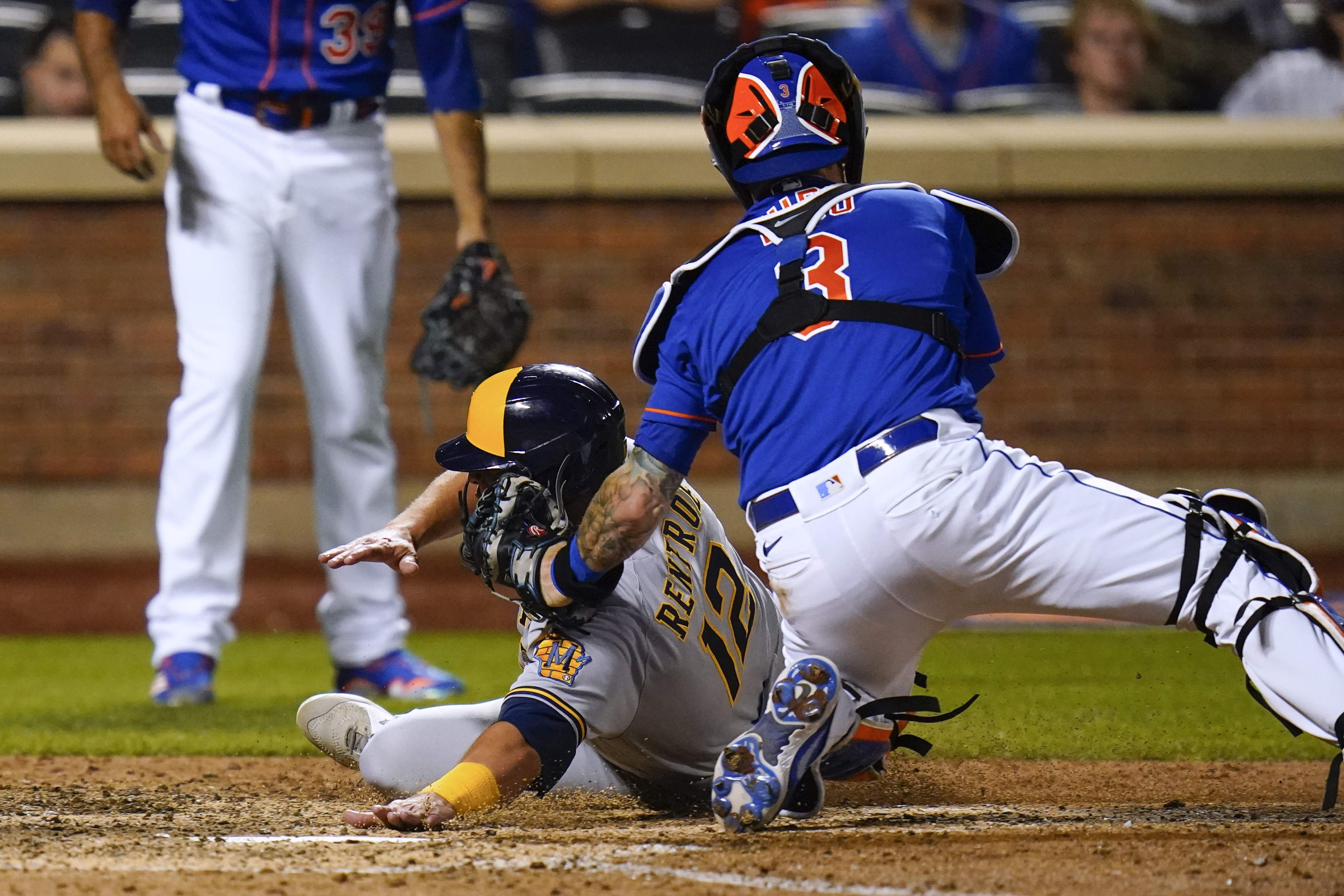 Brewers Mets Baseball