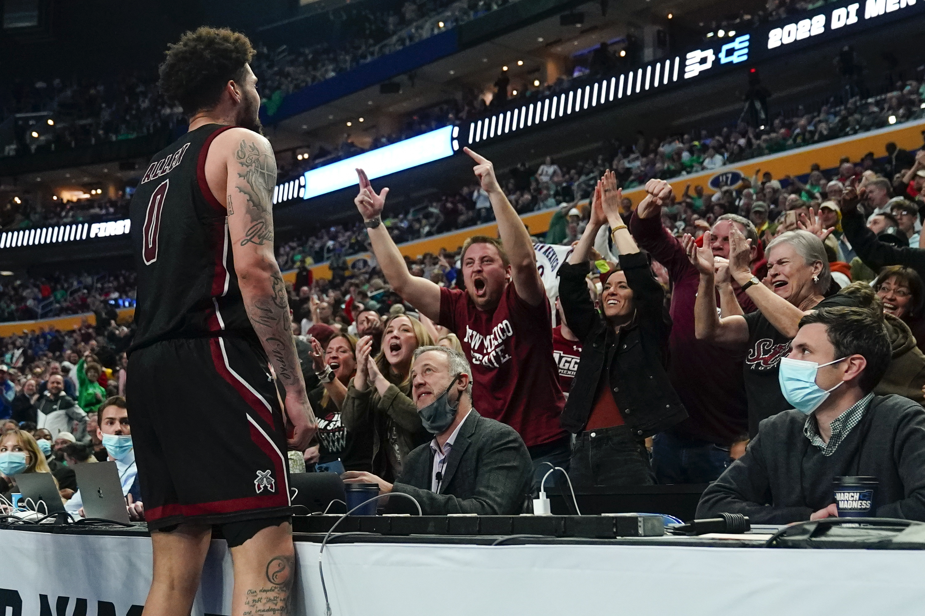 APTOPIX NCAA New Mexico St UConn Basketball