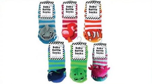 baby gear rattle socks