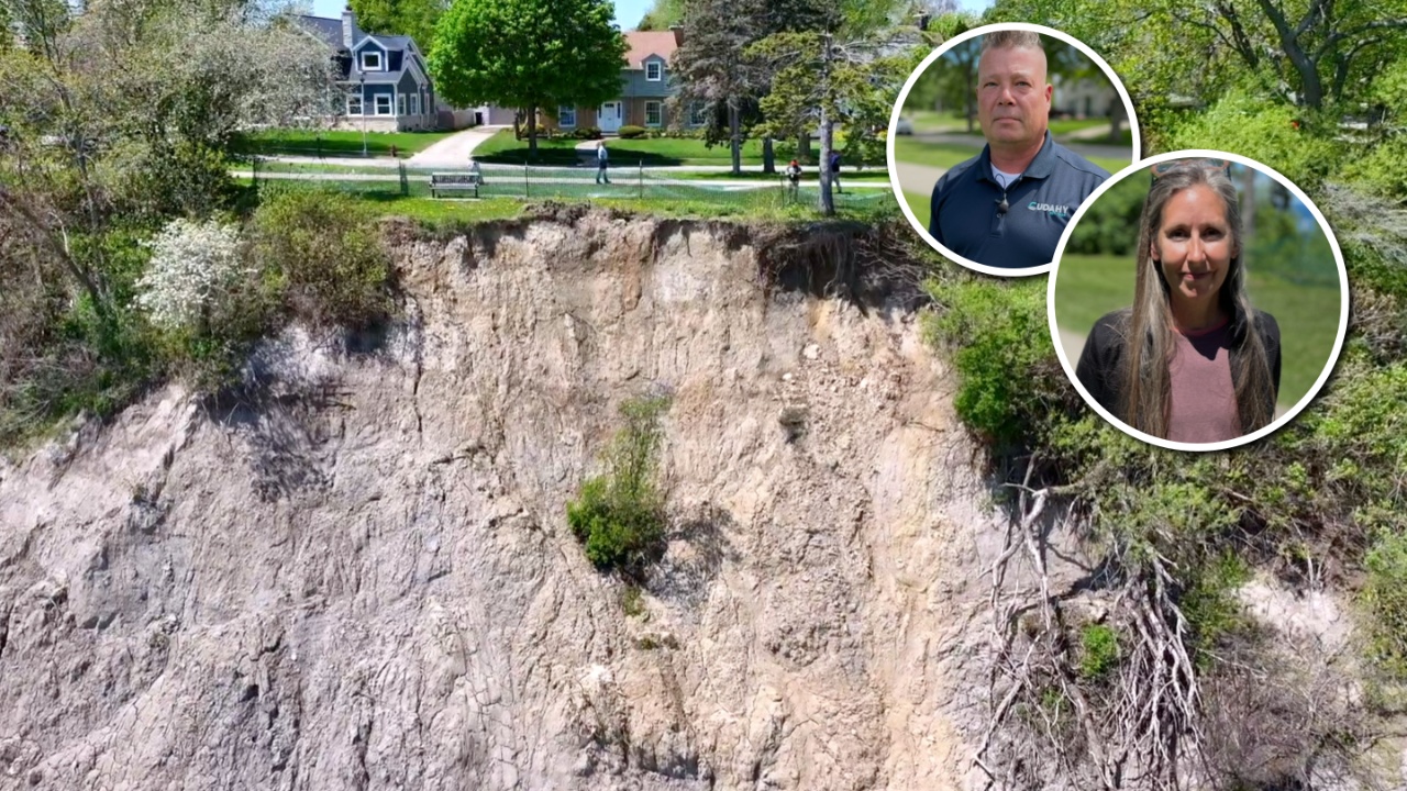  Milwaukee County approved a $1.1M study to address bluff erosion at Sheridan Park in Cudahy that threatens trails, roads, and city infrastructure.