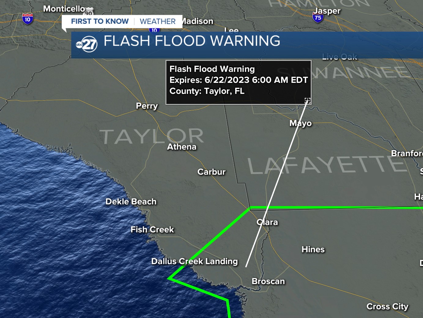 flash flood warning