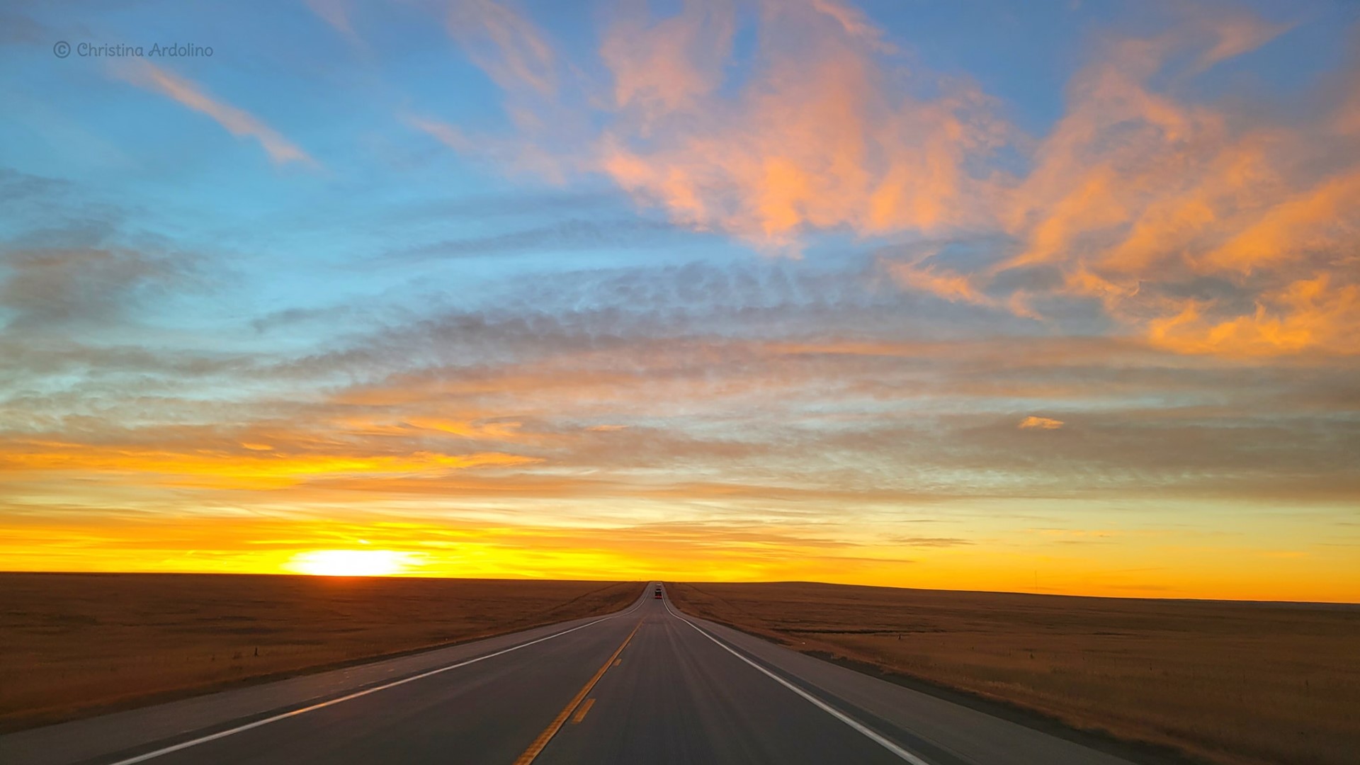 Sunrise over Lamar, Colorado