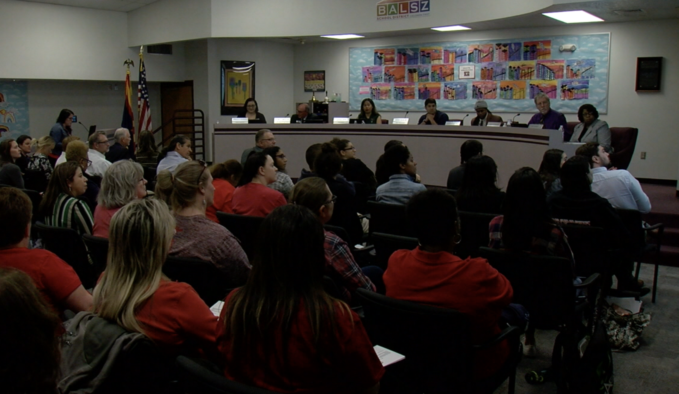 BALSZ school board responds to teachers rallying for raises