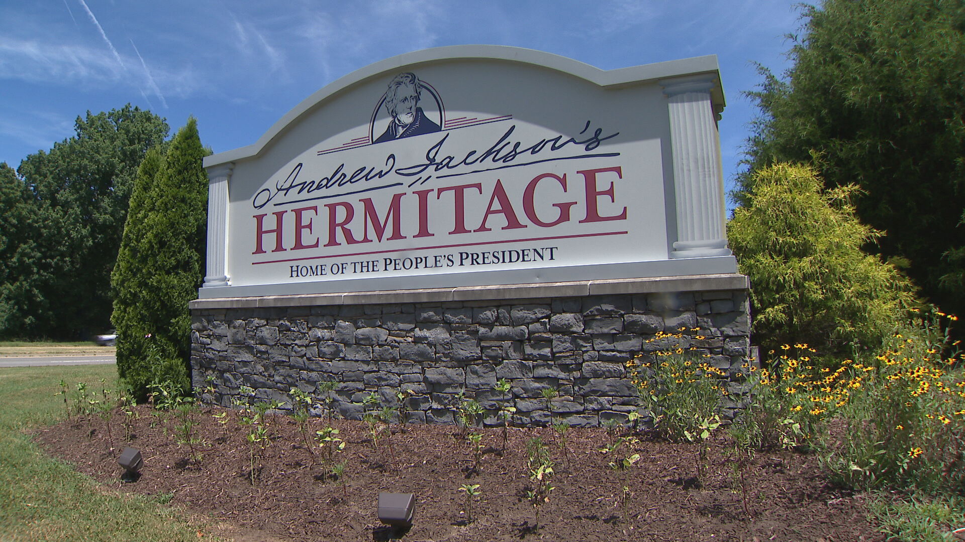 andrew jackson's hermitage sign