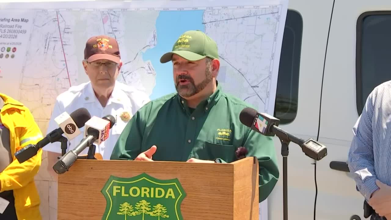 Florida officials provide update on wildfires across the state