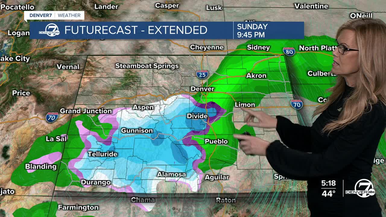 Rain and snow this weekend
