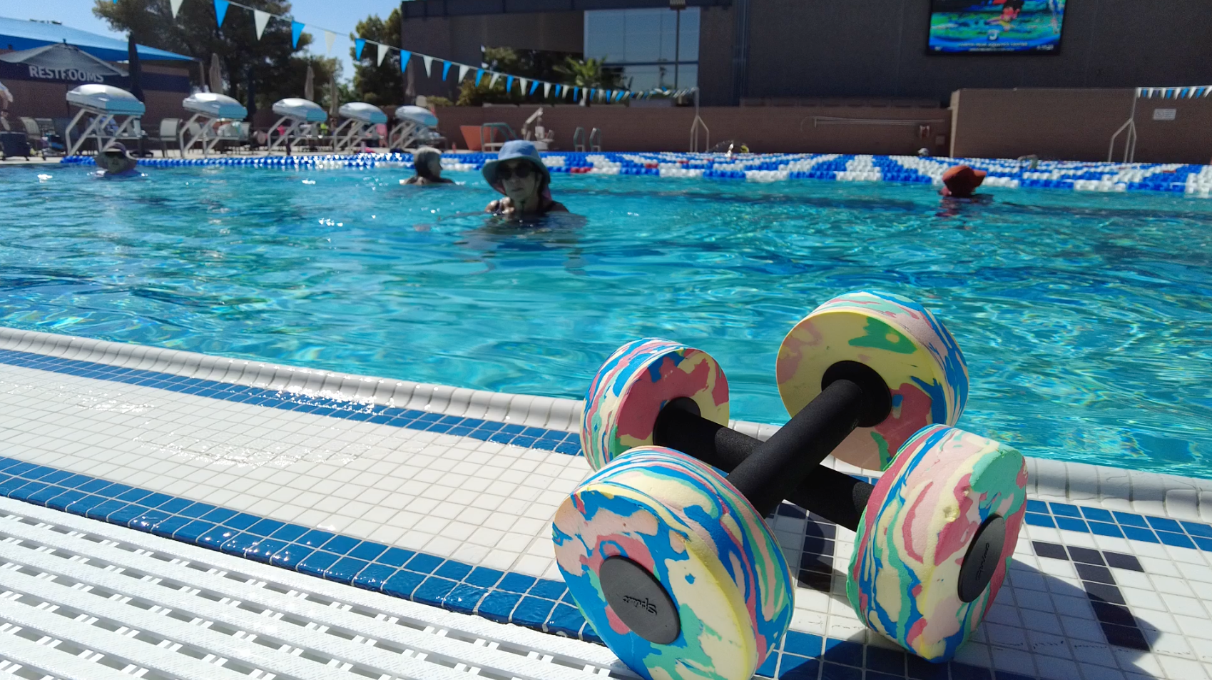 The J swimming pool