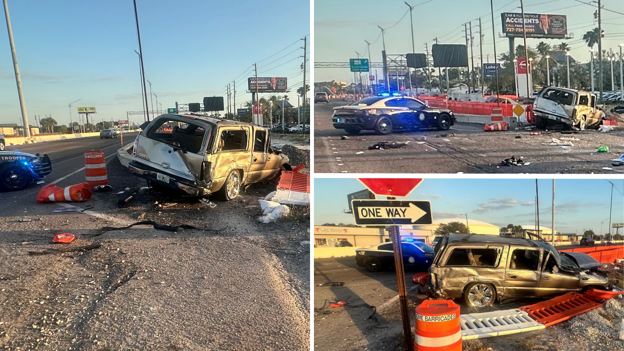 Clearwater man seriously injured after being ejected in US-19 rollover crash