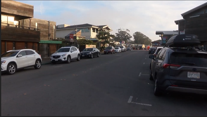 Parking on the Embarcadero in Morro Bay