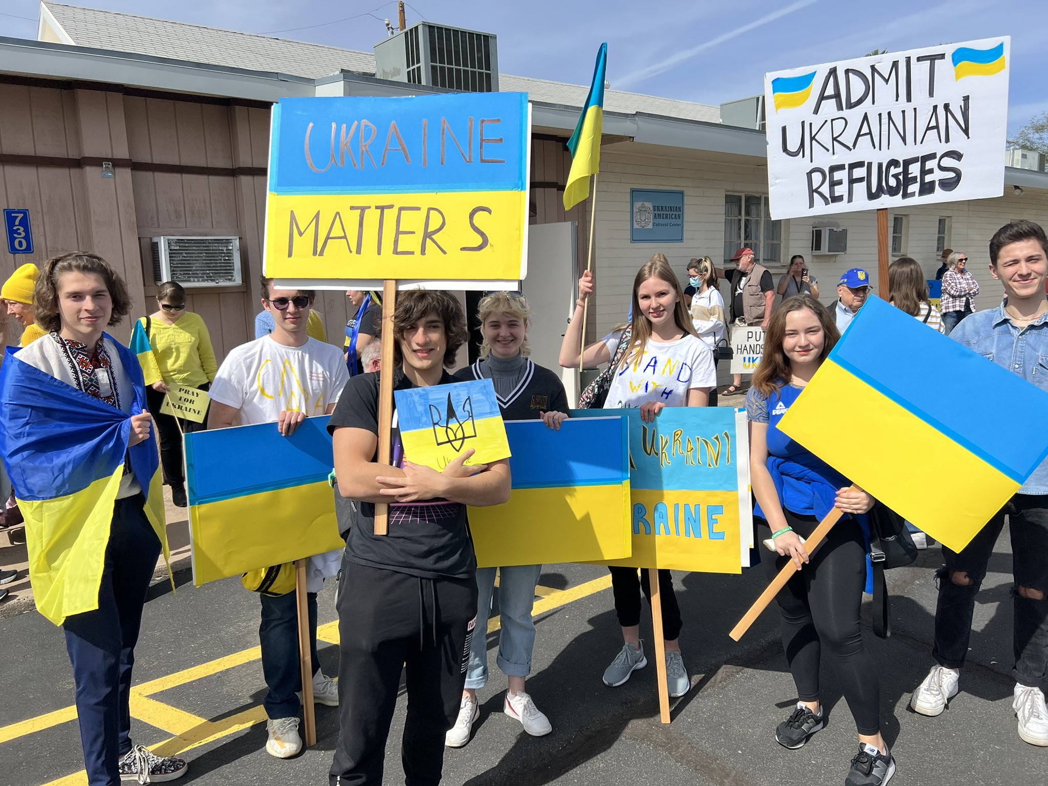 Ukraine march Phoenix