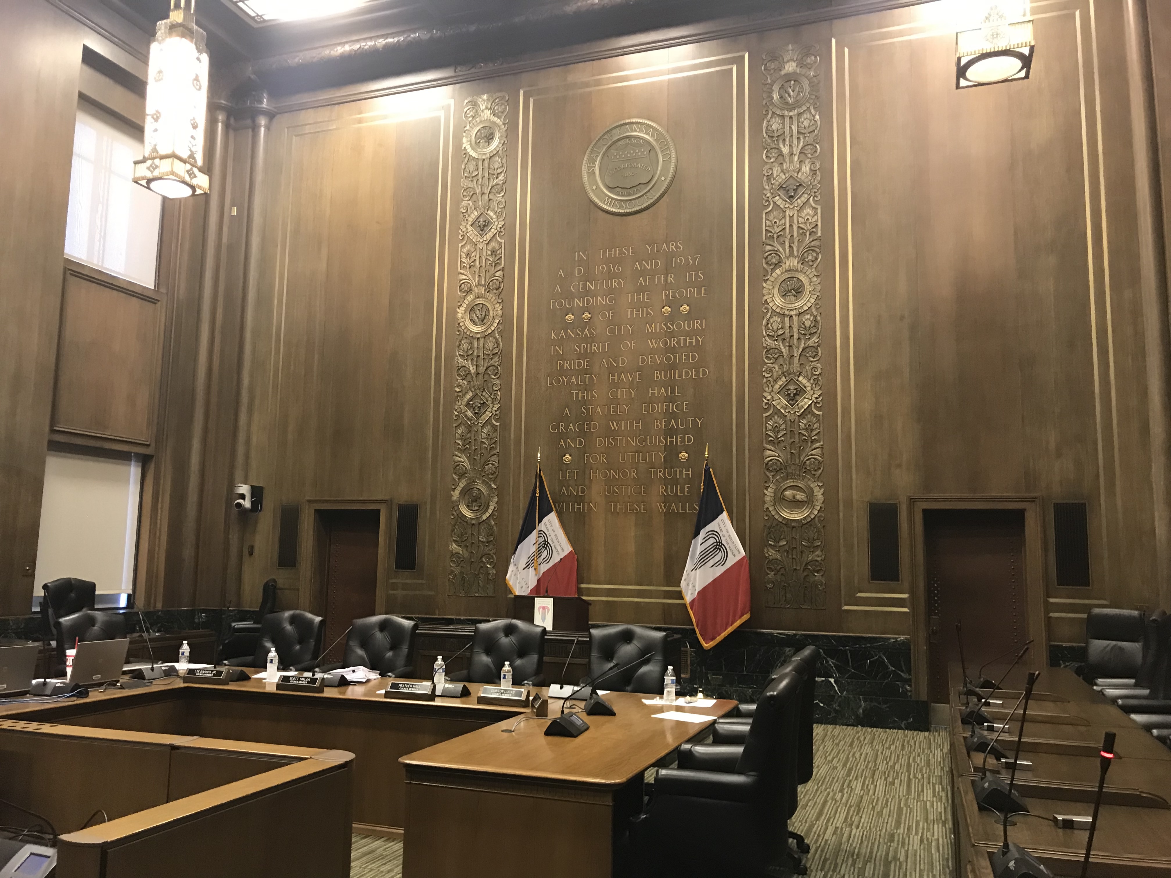 KCMO City Council chambers