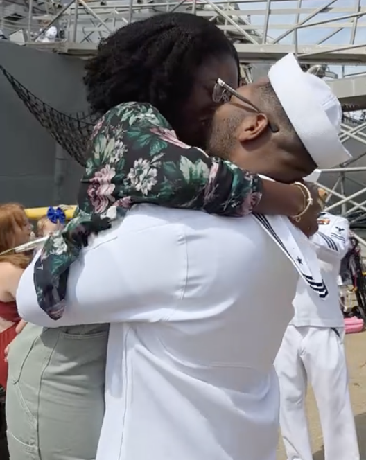 USS Mitscher returns