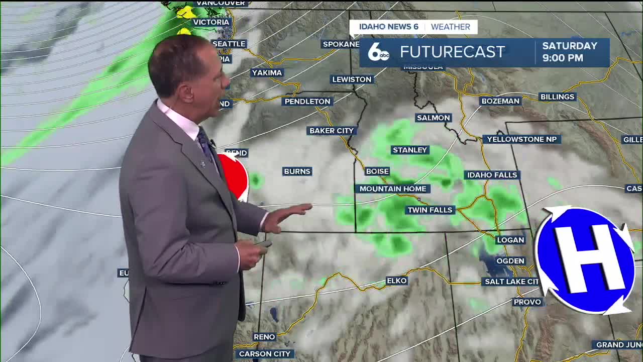 Tracking an old tropical storm into Idaho