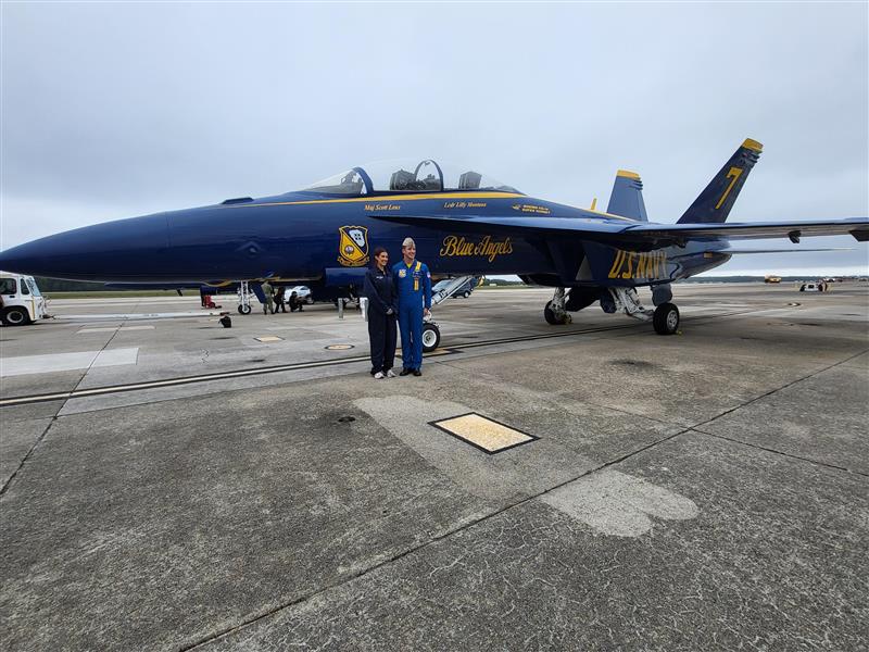 Erin Houston Blue Angel flight