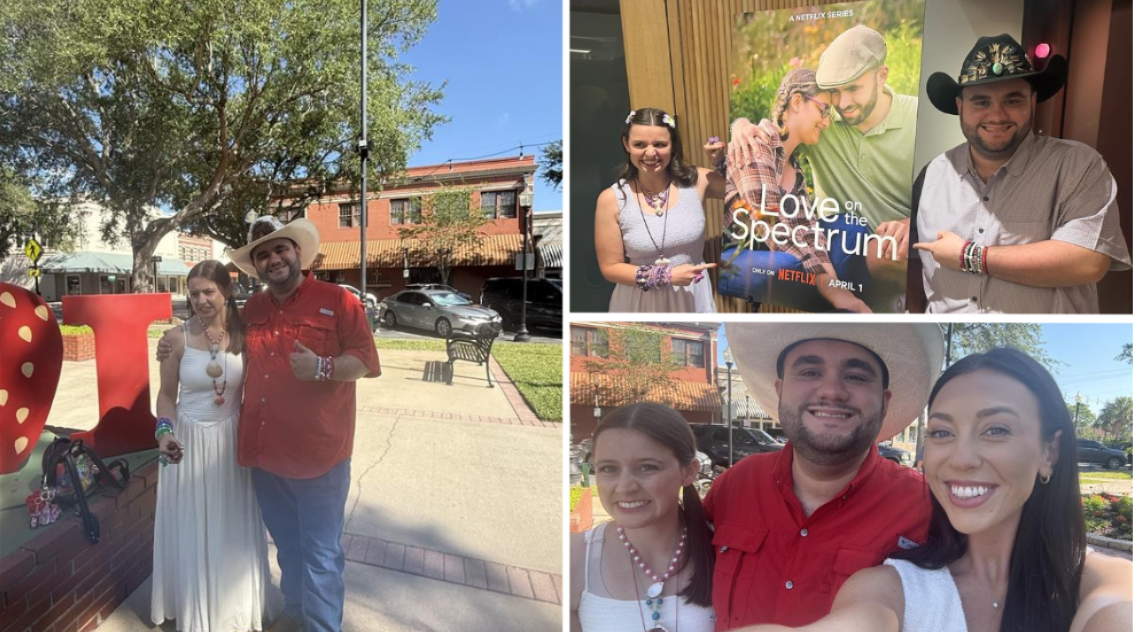 Love on the Spectrum couple speaks out during autism awareness month 