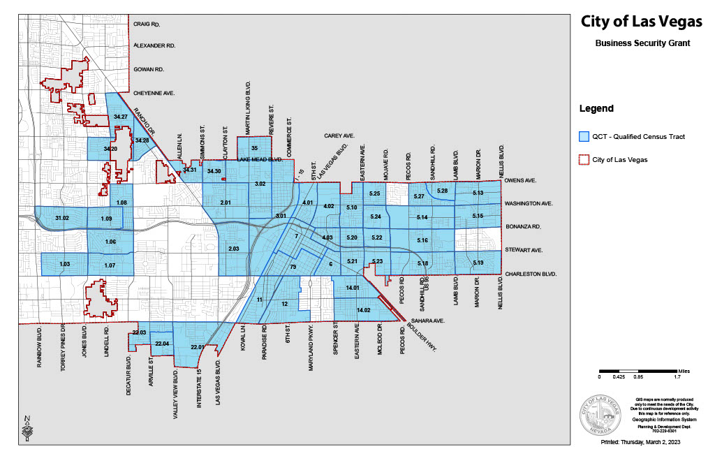 City of LV business security grants