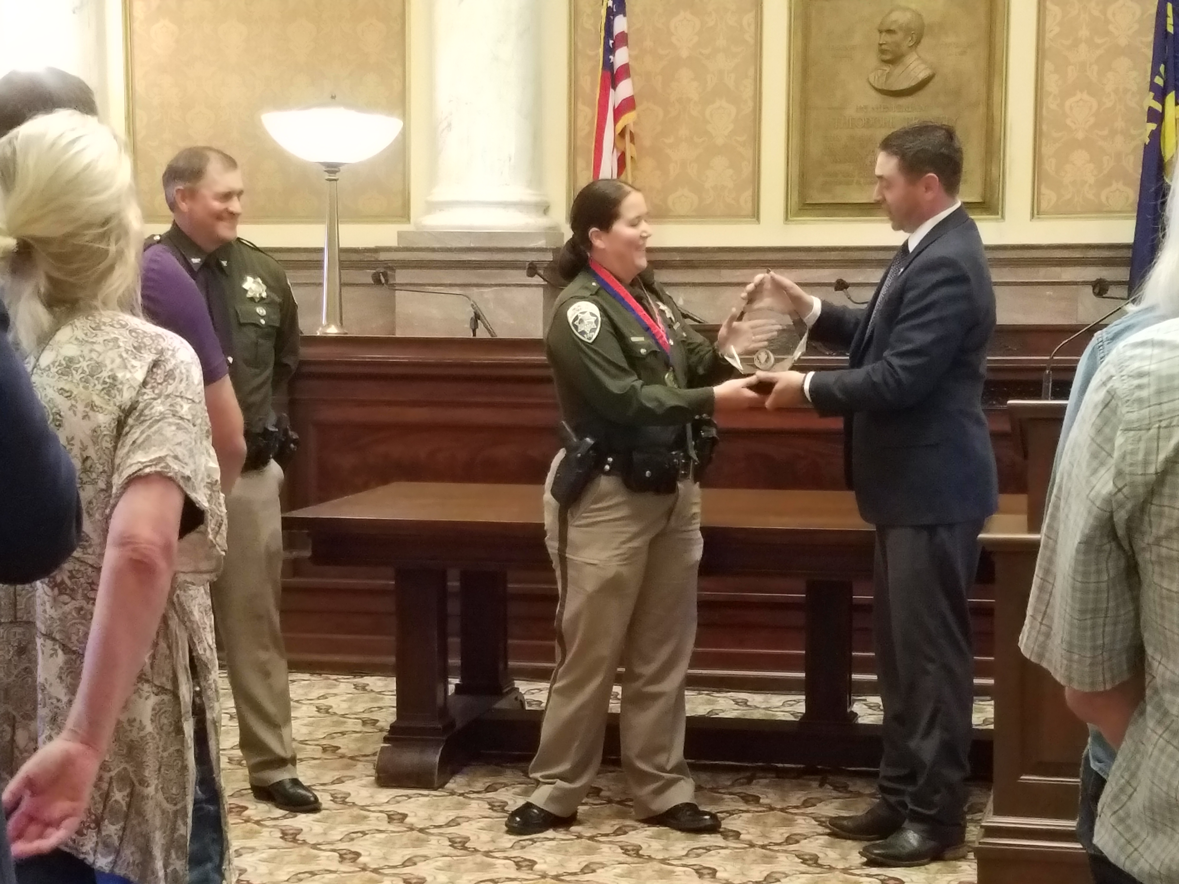 Trooper that rescued DNRC helicopter crew given MHP Medal of Valor